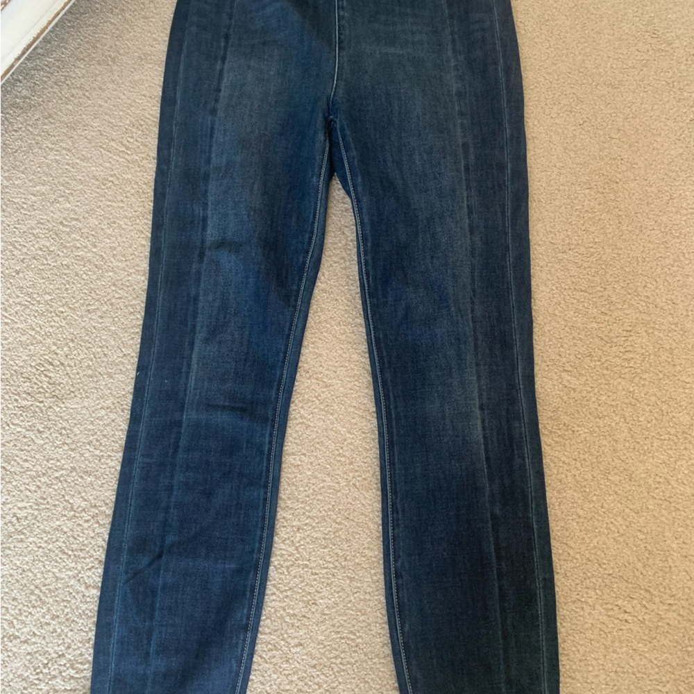 Anthropologie high waisted jean leggings